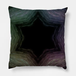 Rainbow Pampas Grass Boho Pillow