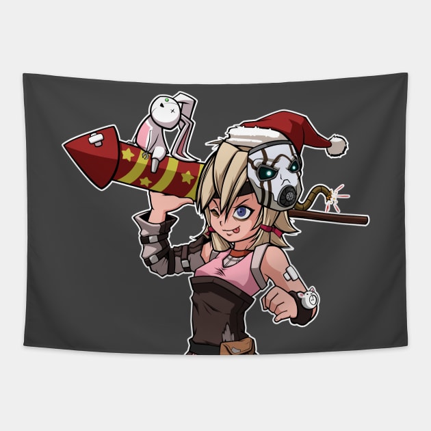 Tiny Tina Launch Rocket Tapestry by Xar623