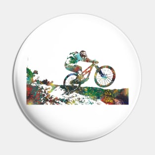 Downhill mountain biking Pin