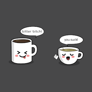 coffee vs tea T-Shirt