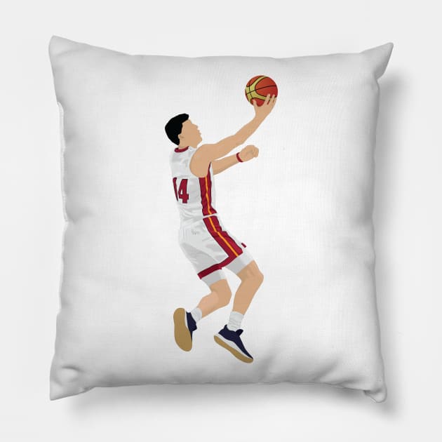 Basketball player, easy points Pillow by RockyDesigns