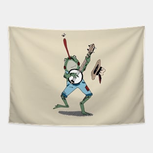 Banjo Frog Tapestry