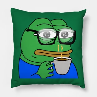 Coffee Pepe Pillow