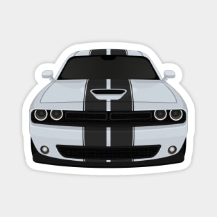 Challenger Silver + Stripes Magnet