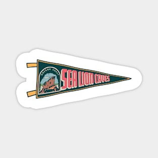 Sea Lion Caves Pennant Magnet