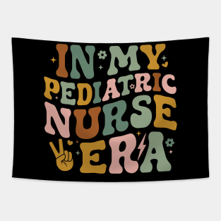 In My Pediatric Nurse Era Cute NICU Nurse Pediatric Nurse gifts Tapestry