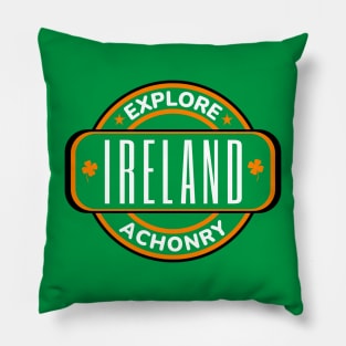 Achonry, Ireland - Irish Town Pillow
