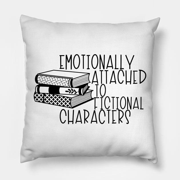 emotionally attached to fictional characters Pillow by Pamaloo1 