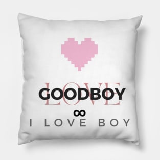 I LOVE BOY Pillow