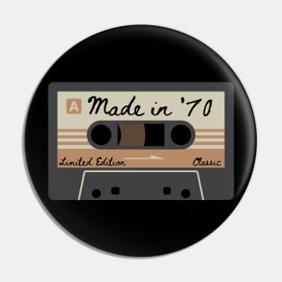 1970 Mixed Tape Limited Edition Classic Pin