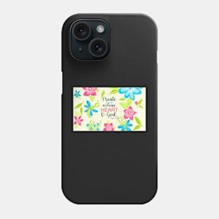 Create in me a clean heart Phone Case