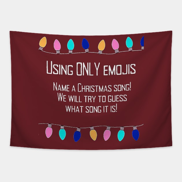 using only emojis name a christmas song! we will try to guess what song it is Tapestry by hot_issue