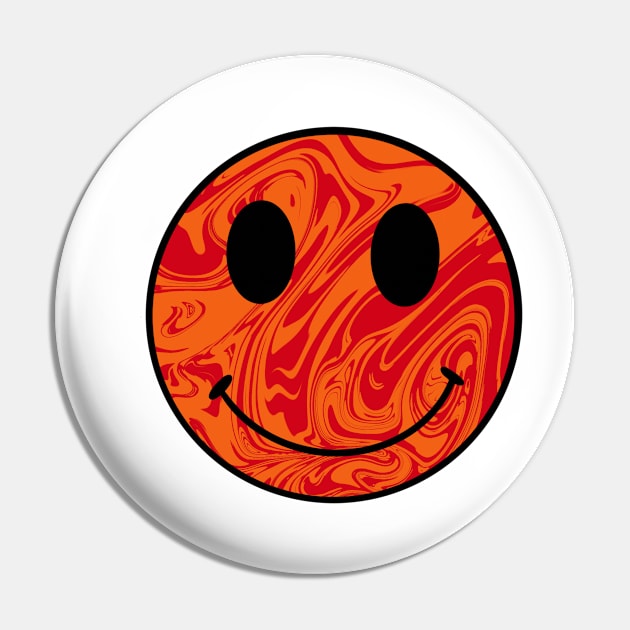 Copy of Swirled smile Pin by CalliesArt