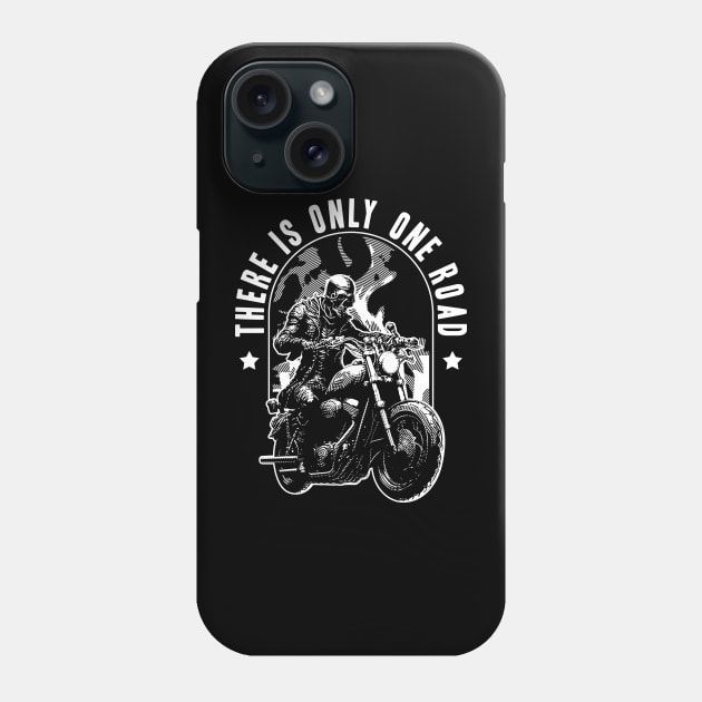 Dead biker Phone Case by Night Day On Off