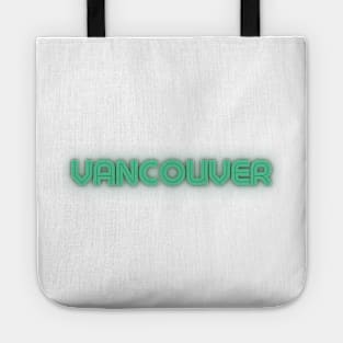 Vancouver Retro Word Art Tote