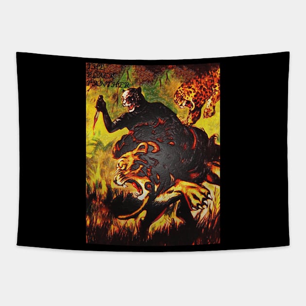 The Black Panther - The Man-eaters of Tswao (Unique Art) Tapestry by The Black Panther