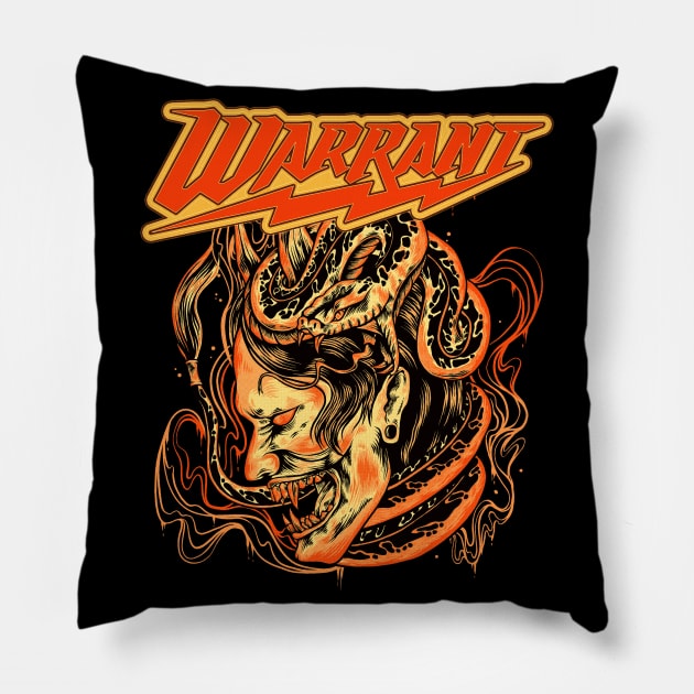 Warrant Rock Pillow by Horrorrye