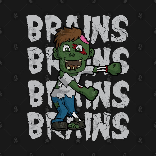 Halloween Flossing Zombie Brains by E