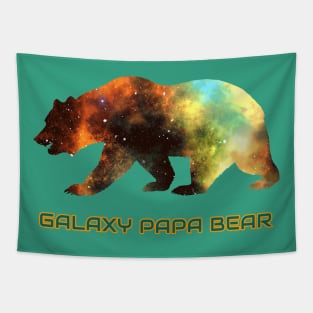 Galaxy Papa Bear Cool Impressive Birthday Gift Tapestry