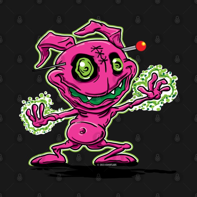 Raggedy VooDoo Rabbit by eShirtLabs