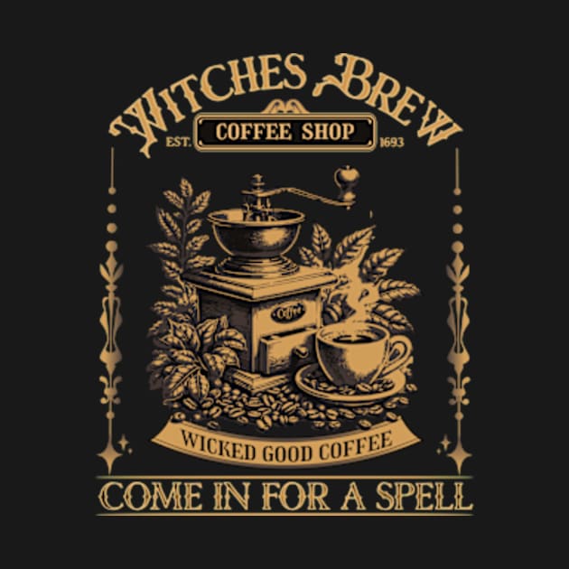 Witches Brew Coffee House by Miriam Designs