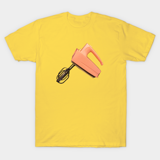 Discover Hand Mixer. Vintage retro Pink hand Mixer from 50s 60s. - Hand Mixer - T-Shirt