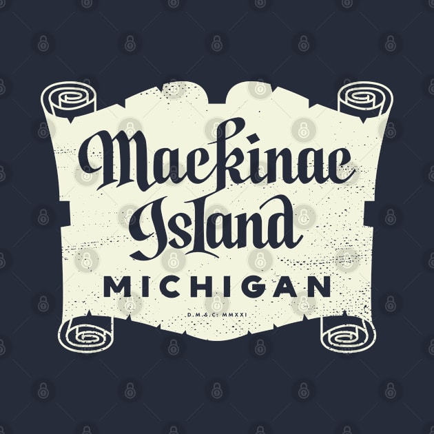 Mackinac Island, Michigan - 1960's Scroll by deadmansupplyco