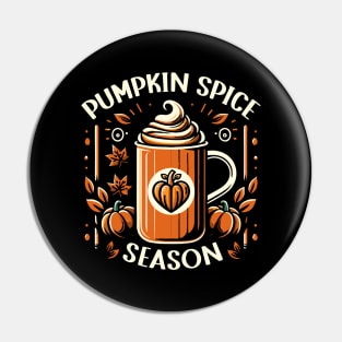 Pumpkin Spice Latte Season Pin