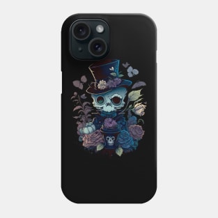 Spooky Ghost of Nature with Zylinder gothic style Phone Case