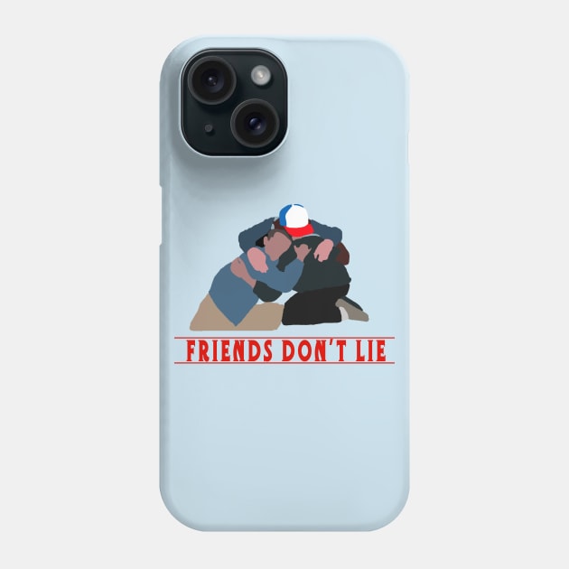 Friends Don't Lie Phone Case by MinimalistTShirts