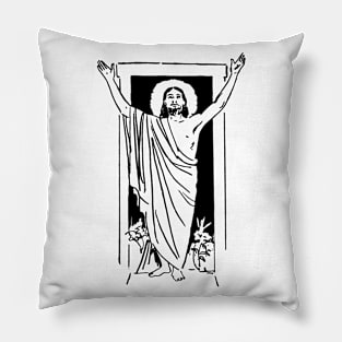 Jesus Wakes Up Pillow