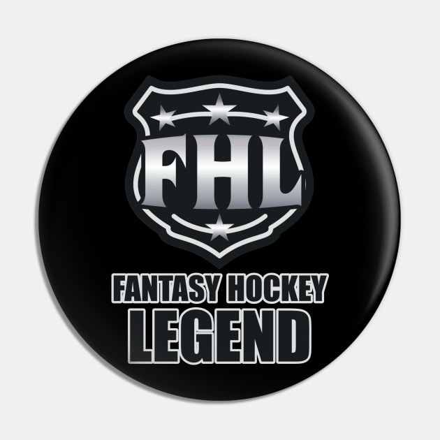 FHL: Fantasy Hockey Legend Pin by FantasySportsSpot