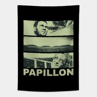 Papillon 1973 Film Tapestry