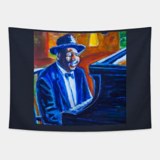 Blues Piano man Tapestry