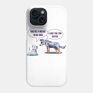 heeler and westie love Phone Case