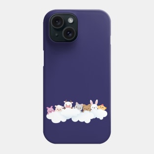 Baby Animals Chilling on a Cloud Phone Case