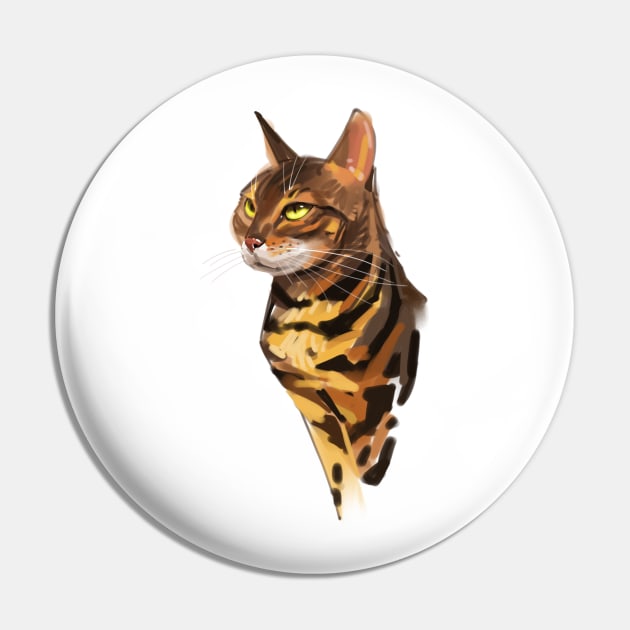 My painting leopard cat Pin by mangbo