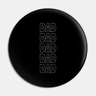 Dad Pattern Pin