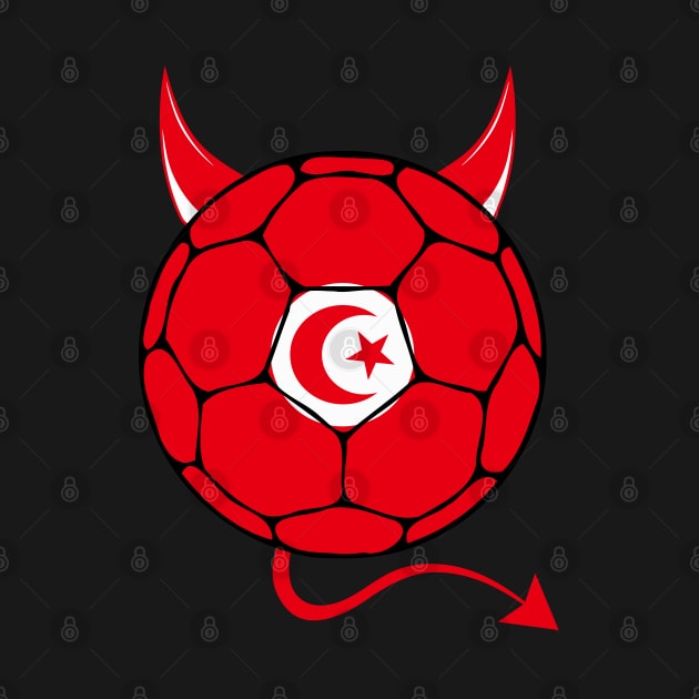 Tunisia Football Halloween by footballomatic