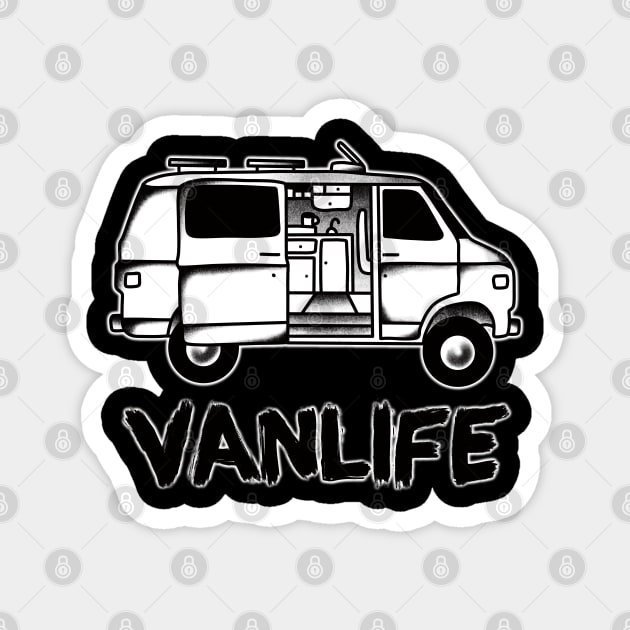 Chevy Vanlife Magnet by Tofuvanman
