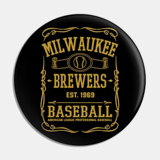 Vintage Brewers American Baseball Pin