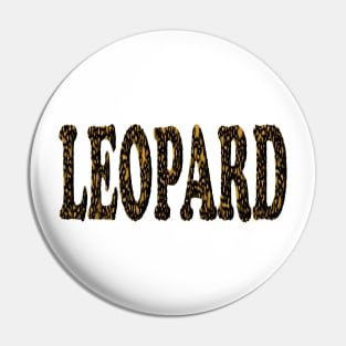 Leopard Pin