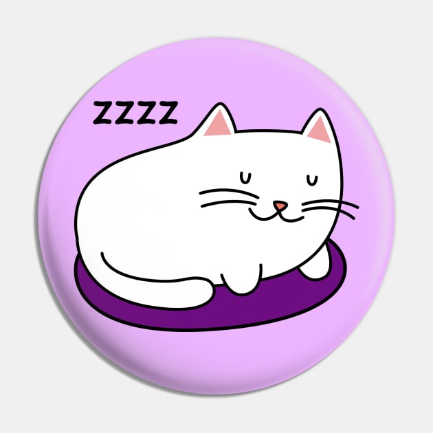 Cat Sleeping Pin by mahchan