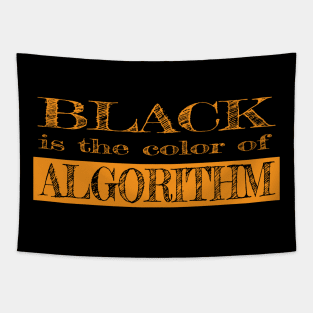 black is the color of algorithm (1) Tapestry