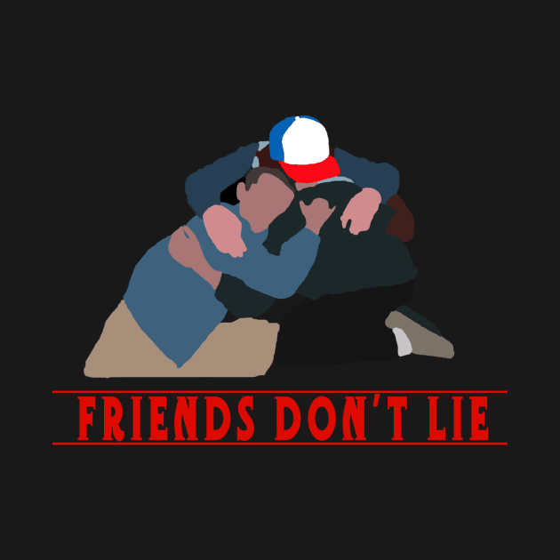 Friends Don't Lie by MinimalistTShirts