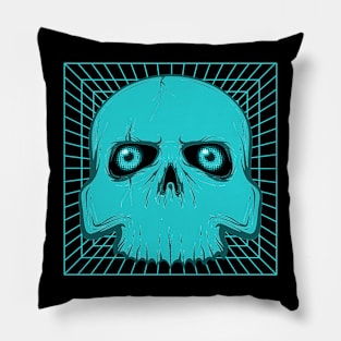 SKULL ON GRID #5 Pillow