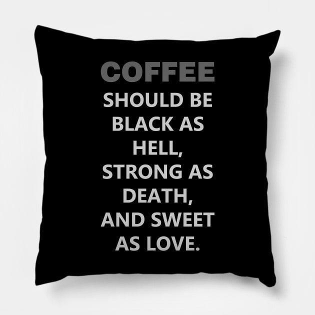 Coffee Pillow by YiannisTees