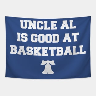 Uncle Al is Good at Basketball Tapestry