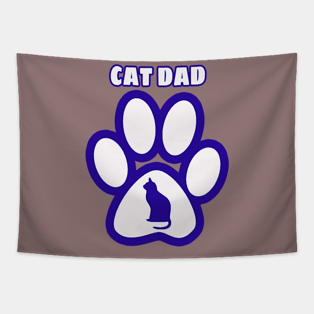 Cat Dad Tapestry by MBRK-Store