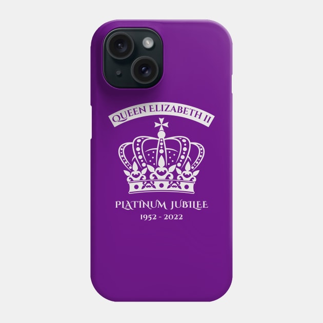 Queen's Platinum Jubilee | Crown Design Phone Case by Auraya Studio